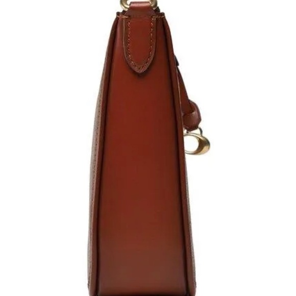 NWT COACH 'chaise 19' Shoulder Bag - Tan Rust - Picture 4 of 10